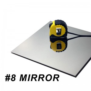 304 8k spiegel geëtste roestvrijstalen platen voor liftdecoratie